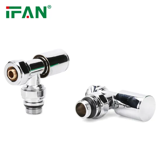 Angle Brass Chrome Plated Thermostatic Radiator Valve