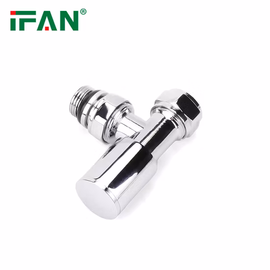 Angle Brass Chrome Plated Thermostatic Radiator Valve