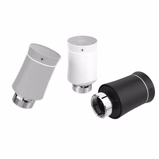 Умный радиаторный клапан Tuya Zigbee, Trv, тип батареи, умные термостатические радиаторные клапаны для водяного отопления