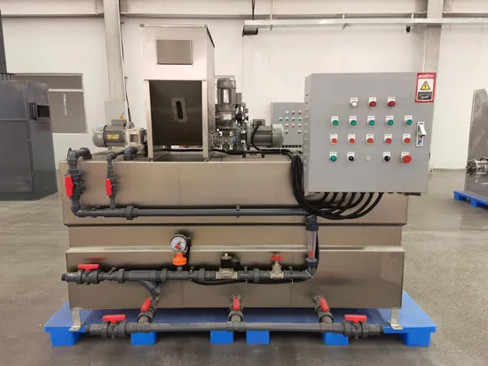 Завод по очистке сточных вод Автоматическая система дозирования химических веществ